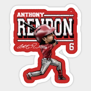 Anthony Rendon Los Angeles A Cartoon Sticker